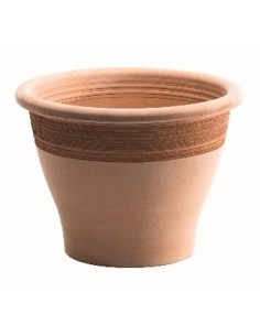 tarvisium vaso campana liscia anticata graffiata 32cm 9413213