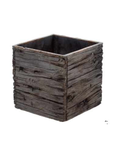 tarvisium cubo wood 15cm grigio gg16700