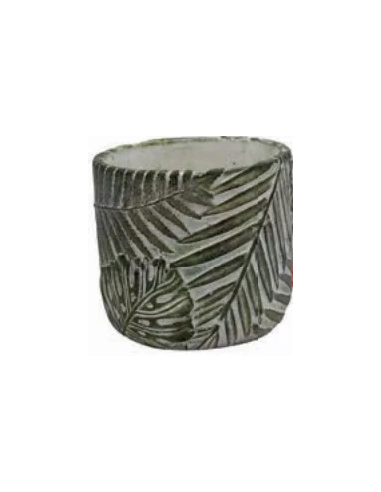tarvisium vaso cilindro leaves 13cm fj20112c