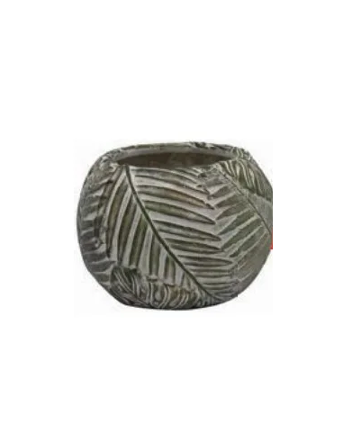 tarvisium vaso cachepot leaves 18cm fj20113b