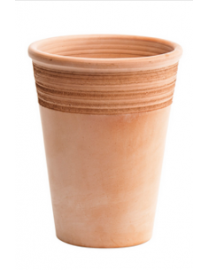 tarvisium vaso lungo anticato graffiato 30cm 9363013