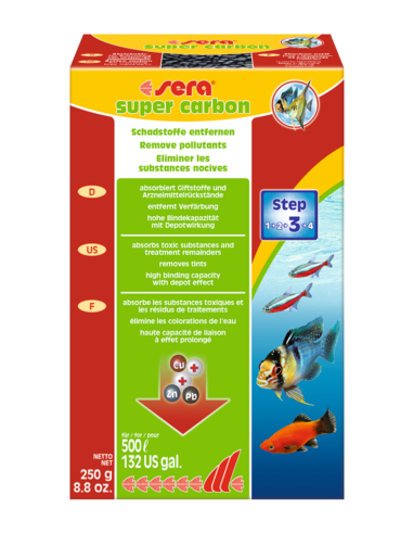 sera super carbon activ 250gr 08400