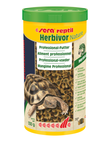 sera professional reptil herbivor 350gr 1000ml 01812