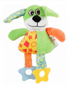 zolux gioco cane peluche puppy verde 480079ver