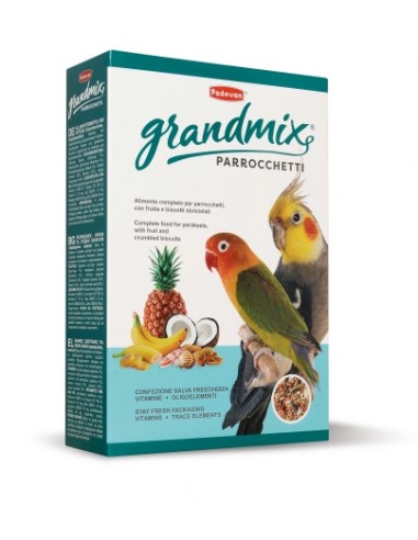 padovan grandmix parrocchetti 850gr pp00185