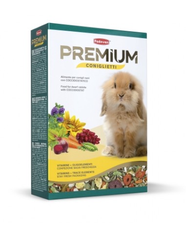 padovan premium coniglietti 500gr pp00291