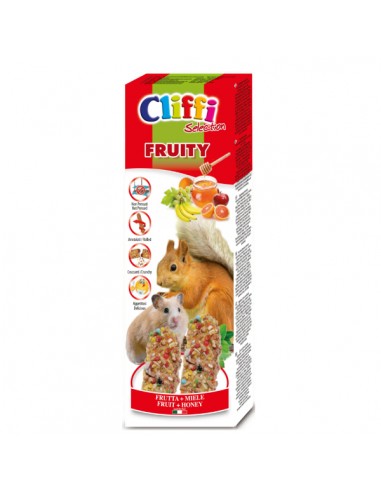 Sticks criceti e scoiattoli con frutta e miele “fruity” 110 g