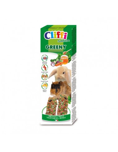 cliffi sticks conigli greeny 2pz