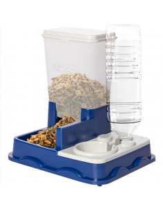 aqpet friends bowly distributore cibo e acqua distributore automatico cibo 5lt dim.36,5x31,5x 38cm 1267