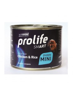 prolife dog smart puppy mini lattina 200gr chicken&rice zpu.39308