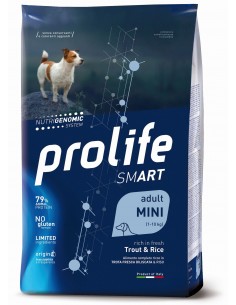 prolife dog smart adult mini 2kg trout&rice zpd.34679