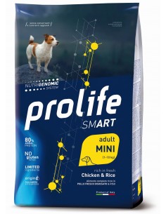 prolife dog smart adult mini 7kg chicken&rice zpd.34631