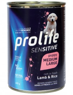 prolife dog sensitive puppy medium/large 400gr lamb&rice zpu.39629