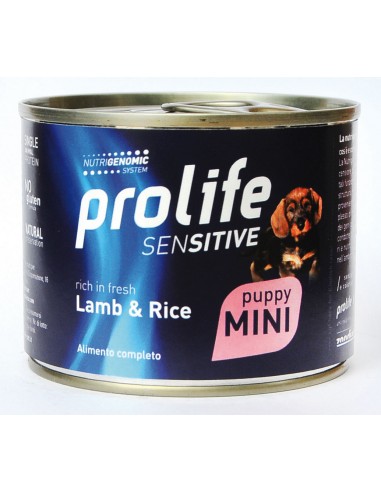 prolife dog sensitive puppy mini 200gr lamb&rice zpu.39636