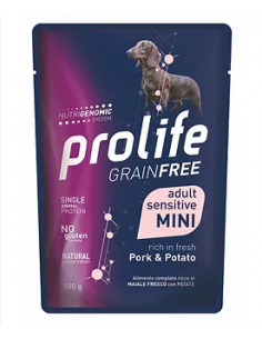 prolife dog grainfree adult mini busta 100gr lamb&potato zpu.39797