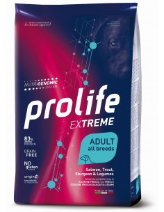 prolife dog extreme adult 2,5kg salmon,trout,sturgeon,legumes zpd.35546