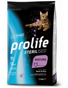 prolife cat mature 400gr sterilised beef&rice zpd.35928