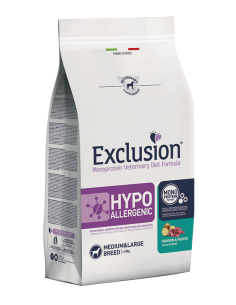 exclusion diet dog 2kg adult medium/large hypoallergenic venison&potatoes hyvm02