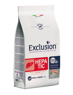 exclusion diet dog 2kg adult small breed hepatic pork&rice and pea heps02