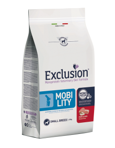exclusion diet dog 2kg adult small breed mobility pork&rice mops02