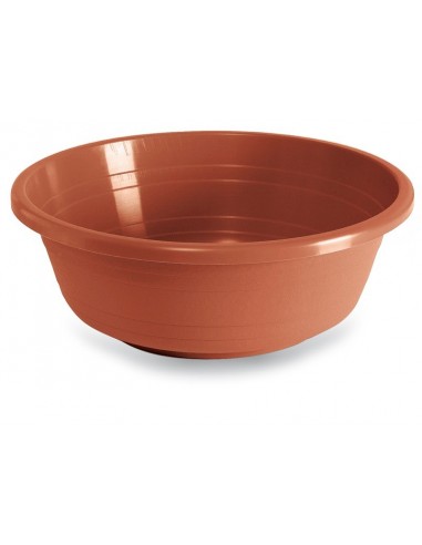 veca ciotola in plastica cilindro terracotta 40 cm