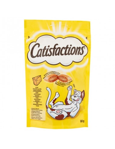 catisfaction cat snack formaggio 60gr 260317