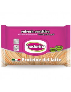 salviette inodorina refresh sensitive proteina del latte 40 pezzi 230.0040.002 off