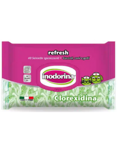 salviette inodorina refresh clorexidina 40 pezzi 230.0030.004 off