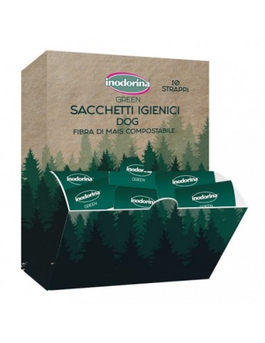 inodorina ricarica sacchetti igienici green compostabili 1pz 660.0010.003