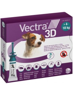 vectra 3d cane 4-10kg 3 pipette off - 20%