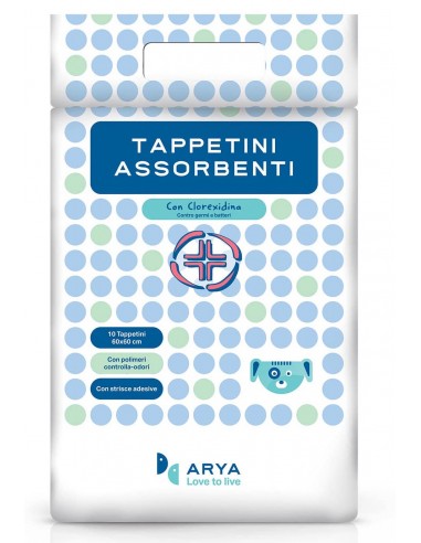 arya tappetini con clorexidina e...