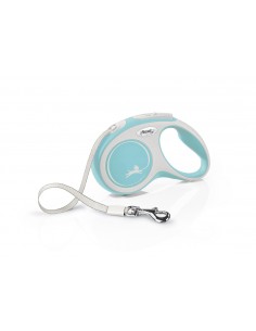 croci c5055627 flexi guinzaglio new comfort tape m max 25kg fettuccia 5m azzurro (ex c5055843 m blu)