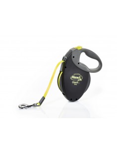 croci c5055684 flexi guinzaglio professional giant tape l fettuccia neon 8m nero c5055478