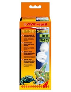 sera lamp reptil rainforest compact 5% 20w 32020