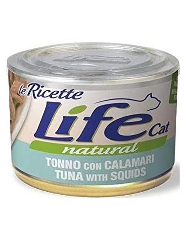 lifecat nat 150gr le ricette tonno, calamari e fagiolini 102431 off zg