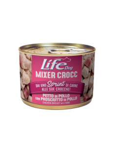 lifedog 150gr mixer crocc petto di pollo con prosciutto di pollo 20073