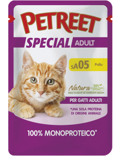 petreet busta 70gr 100% pollo a55024