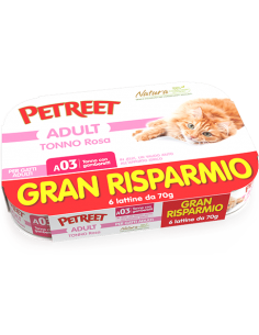 petreet nat 6x70gr tonno rosa a53074