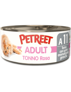 petreet nat 70gr tonno rosa e surimi gusto granchio a53070