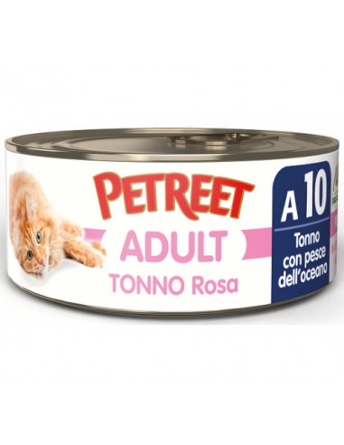 petreet nat 70gr tonno rosa con pesce dell'oceano a53069