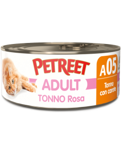 petreet nat 70gr tonno rosa carote a53064