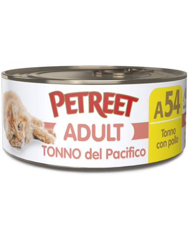 petreet nat 70gr tonno del pacifico con pollo a53133 (ex a53093)