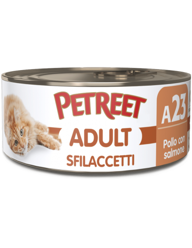 petreet nat 70gr sfilaccetti pollo salmone a53524 (ex a53517)