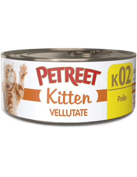 petreet nat le vellutate 60gr kitten pollo a53186