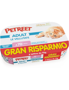 petreet nat le vellutate 6x70gr tonno a53140