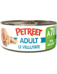 petreet nat le vellutate 70gr pollo e piselli a53178