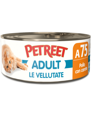 petreet nat le vellutate 70gr pollo e carote a53056