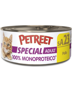 petreet natura 60gr 100% pollo monoproteico a55039 (ex a55033)