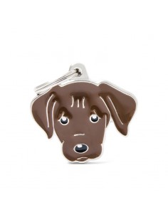 MY FAMILY MEDAGLIA LABRADOR CIOCCOLATO MF31CHOCOLATE