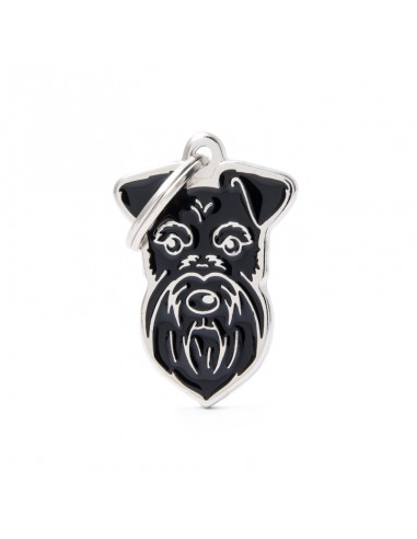 MY FAMILY MEDAGLIA SCHNAUZER NERO MF27BLACK